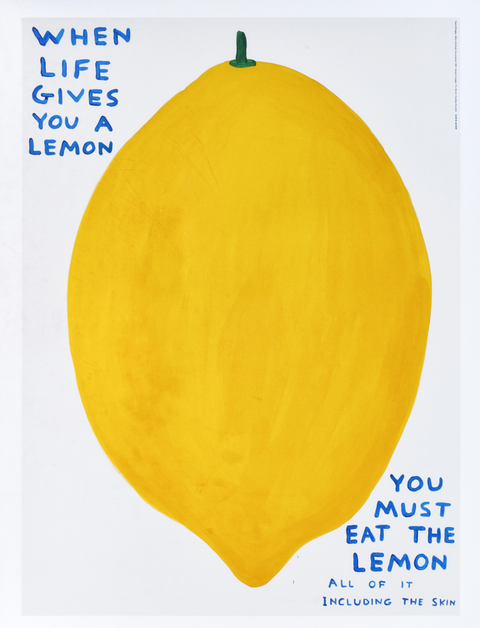 When Life Gives You A Lemon You Must Eat The Lemon