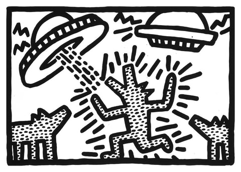 “Untitled” Barking Dog UFO..., 1982